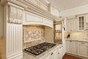 Antique White Kitchen Cabinets - 
